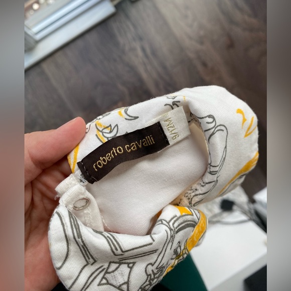 Roberto Cavalli baby onesie sleeper 9-12m - Picture 5 of 5